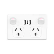 Cordtech 3 6a Usb A And Usb C Twin Usb Powerpoint