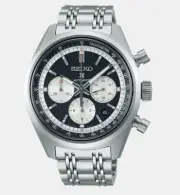 Seiko SRQ049 Speedtimer Dark Grey dial SS 42mm New w/ Box, Papers, Extra strap.