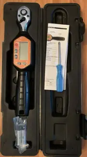 SUGPV Mini Digital Torque Wrench,3/8-Inch Drive with Buzzer & LED, 1.33-44.25 Ft