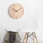Solid Wood Wall Clock Hanging Ornament Modern Home Decoration Creative Design