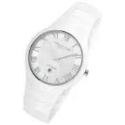 Cirros Milan Empire Series White on White Ceramic Watch By Rougois - CM2376WW