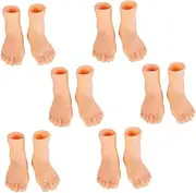 Interactive Foot Finger Puppets Set for Toddlers (6 Pairs) Realistic Mini Hand Puppets for Boys and Girls Play Learning