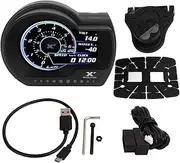 Brilluxa HUD Speedometer, Digital OBD2 Gauge, Compatible with Most Cars 2007 and After, Multi Data Display Unit, Vehicle Head Up Speed Monitor