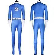 The Fantastic Four: First Steps Superhero Mister Fantastic Jumpsuit Bodysuits Carnival Costume Dress Up Movie Cosplay for Men's Adults' Halloween Carnival Worl