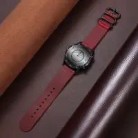 在飛比找蝦皮商城精選優惠-真皮金屬扣錶帶 22mm 適用華為榮耀MagicGT2手錶帶