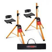 5Core Speaker Stand Tripod Floor Short Adjustable DJ Studio Monitor Pair Stands