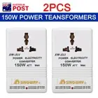 2X Voltage Converter 110v to 240v Step Up/down 150W Transformer Travel Adapter