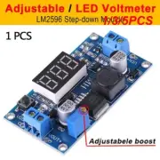 1/3/5PCS DC DC Step Down Converter Voltage Regulator LED Display Voltmeter
