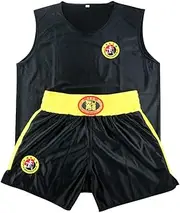 [San Diego Hat Company] Unisex Adult Children Martial Arts Clothing Sanda Clothing Suit Muay Thai Fighting Fighting Training Clothing Fitness Sports Shirt Vest Shorts