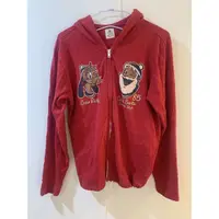 在飛比找蝦皮購物優惠-CAPTAIN SANTA RED HOODED JACKE