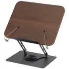 Rotating Wood Grain Reading Stand Children'S Bookshelf Learning Multi-Functional