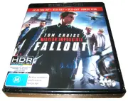Mission Impossible: Fallout - 3 Disc Set - New Sealed 4K Ultra HD Blu-Ray - Aus