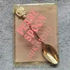 MIKIMOTO Japan Stainless Steel Sea Pearl Clam Shell Sugar Spoon new in the box