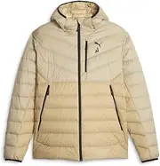[PUMA] Mens Seasons Down Full-Zip Jacket Athletic Outerwear Casual Lightweight - Beige