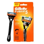 Gillette Fusion Manual Razor for Men with styling back blade Perfect Shave