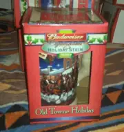BUDWEISER CLYDESDALES HOLIDAY STEIN 2003 BEER MUG NEW Old Towne Holiday