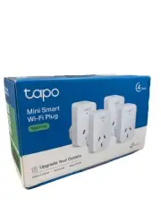 TP-Link Tapo Mini Smart Wi-Fi Plug - 4 Pack