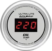 Auto Meter 6548 Ultra-Lite Digital 2-1/16" 0-340 Degree F Digital Oil Temperature Gauge