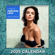 Adriana Lima 2025 Supermodel Calendar, 12-Month Fashion Icon Wall Calendar
