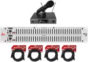 Audio Technica ATW-3212/C710DE2 3000 Wireless Handheld Microphone+DBX 231S EQ