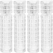 Cabilock Bitters Bottle for Cocktails Atomizers Sprayer 4 Pcs Glass Vintage Bottle With Lid, Decorative Bottles for Making Cocktail Great For Bartender Home Bar
