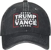 [NICCAT] Trump Vance 2024 Hat for Men Funny Baseball Hat Funny Birthday Gifts for Women