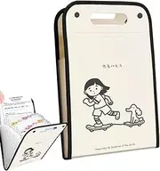 Vertical File Folder - Expanding Organizer File Folder with 13 Pockets,Handled Document Carry Bag for File Sorting and Organization for Students, Teachers