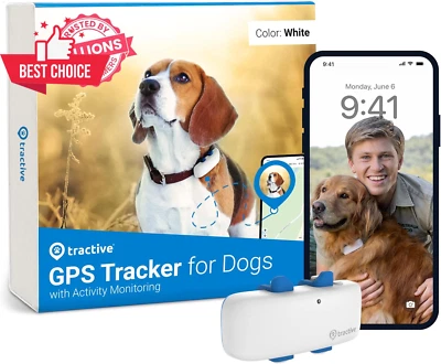 GPS Dog Tracker Real Time Location Activity Monitor Health Alert Device