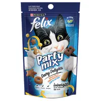 在飛比找蝦皮商城優惠-【Felix菲力貓】貓脆餅-奶香派對(牛奶巧達起司風味)60