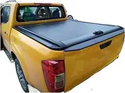 STIDPFZX Retractable Aluminum Tonneau Cover Roller Lid Trunk Lid Compatible for Hilux Tundra
