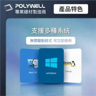 POLYWELL 寶利威爾 高速硬碟 行動硬碟 固態硬碟 外接盒 外接式硬碟 適 NVMe NGFF M.2 SSD