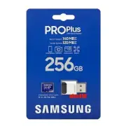 SAMSUNG Pro Plus 256GB Micro SD SDXC Memory Card UHS-I V30 up to 160MB/s Reader