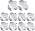 10 Pack, 110V 5W Dimmable LED Ceiling Light Downlight,Warm White Spotlight Lamp