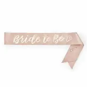Rose Gold Glitter Sash Bride To Be Hen Veil Sash Tiara Hens Night Bridal Shower Party Tea Accessories A