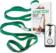 The Original Stretch Out Strap with Exercise Book by OPTP - Top Choice of Physical Therapists & Athletic Trainers