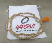 6mm Tulsi Tulasi Basil Beads Japa Mala Hare Krishna ISKCON Meditation Handmade