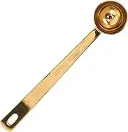 BELLIFFY Coffee Measuring Spoon Coffee and Tea Measure Scoops Formula Scoop Fruit Measuring Spoon Tea Shovel Spoon Coffee Sugar Scoop Coffee Spoon Dry Liquid Spoon Stainless Steel Golden
