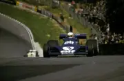 Jody Scheckter Tyrrell 007 stole the race lead in the closing lap- 1979 Photo 2