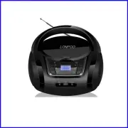 Compact CD Player Boombox with Bluetooth, FM & AUX Input for On-the-Go Listening