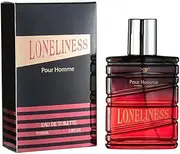 LONELINESS Man Perfume, Eau De Toilette Spray (3.4 Fl.oz) | Lasting Mens Cologne With Bergamot, Rose, lilyofthe valley, sandalwood, rosemary,Gourmet Oriental Notes(Black, Blue, Red)Suitable For Romantic Date And Daily Life. (LONELINESS(Red))