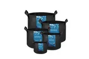 SunStream 5-Pack Heavy Duty Thickened Nonwoven Fabric Pots Grow Bags With Handles