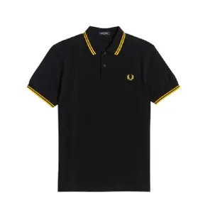 【FRED PERRY】Fred Perry 左胸口刺繡Logo 經典雙滾邊POLO衫 XS號(英國品牌)