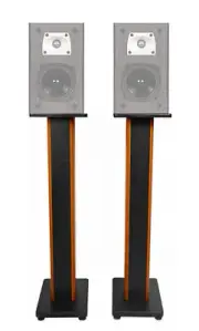 (2) 36" Bookshelf Speaker Stands For Theater Solutions B1 Bookshelf Speakers