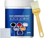 Weatherproof Rust Converter Paint for Metal, 4-in-1 Rust Converter Paint for Metal, Multi Functional Metals Conversion Agent for Various Metals (Silver,35.27OZ)