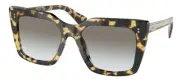 Miu Miu SMU 02WS Light Havana/Grey Shaded (7S0-0A7) Sunglasses