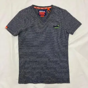 【Superdry】V領 刺繡男女皆可 短袖 極度乾燥 印度製 superdry 男版 T恤 短T 素t(短T V領 素t)