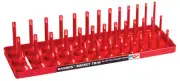 Hansen Global 38013 3/8" Dr. 3-Rail SAE Socket Organizer