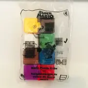 2018 SUPER MARIO Puzzle Cube McDonald's Happy Meal Toy New in Package 8 Pieces