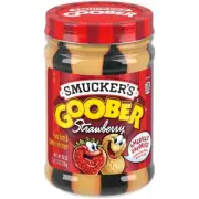 Smucker's Goober Peanut Butter & Strawberry Jelly Stripes, 510g/18 oz