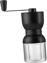 WATIIFUFU Manual Hand Bean Coffee Machine 4 Level Bean Grinding for Home Office Healthy Porcelain Core